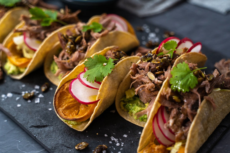 Lamb Shoulder Tacos with Spiced Pepitas